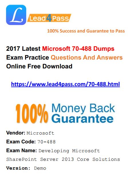 70-488 dumps